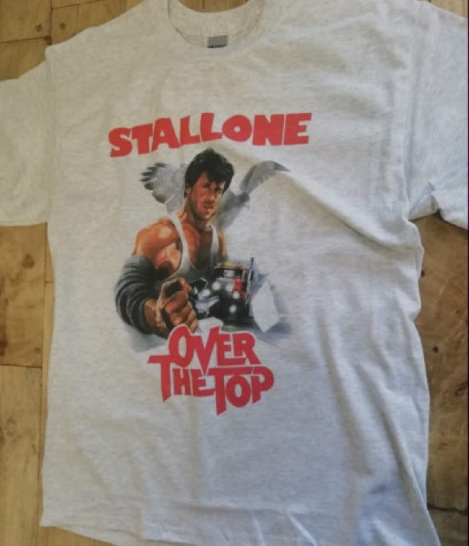 Over The Top T Shirt 1980s Movie Poster Unisex Style Tee IH397 Etsy