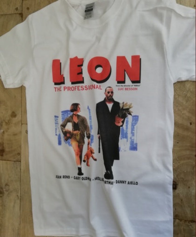 Luc Besson great Leon movie Léon The Professional t-shirt