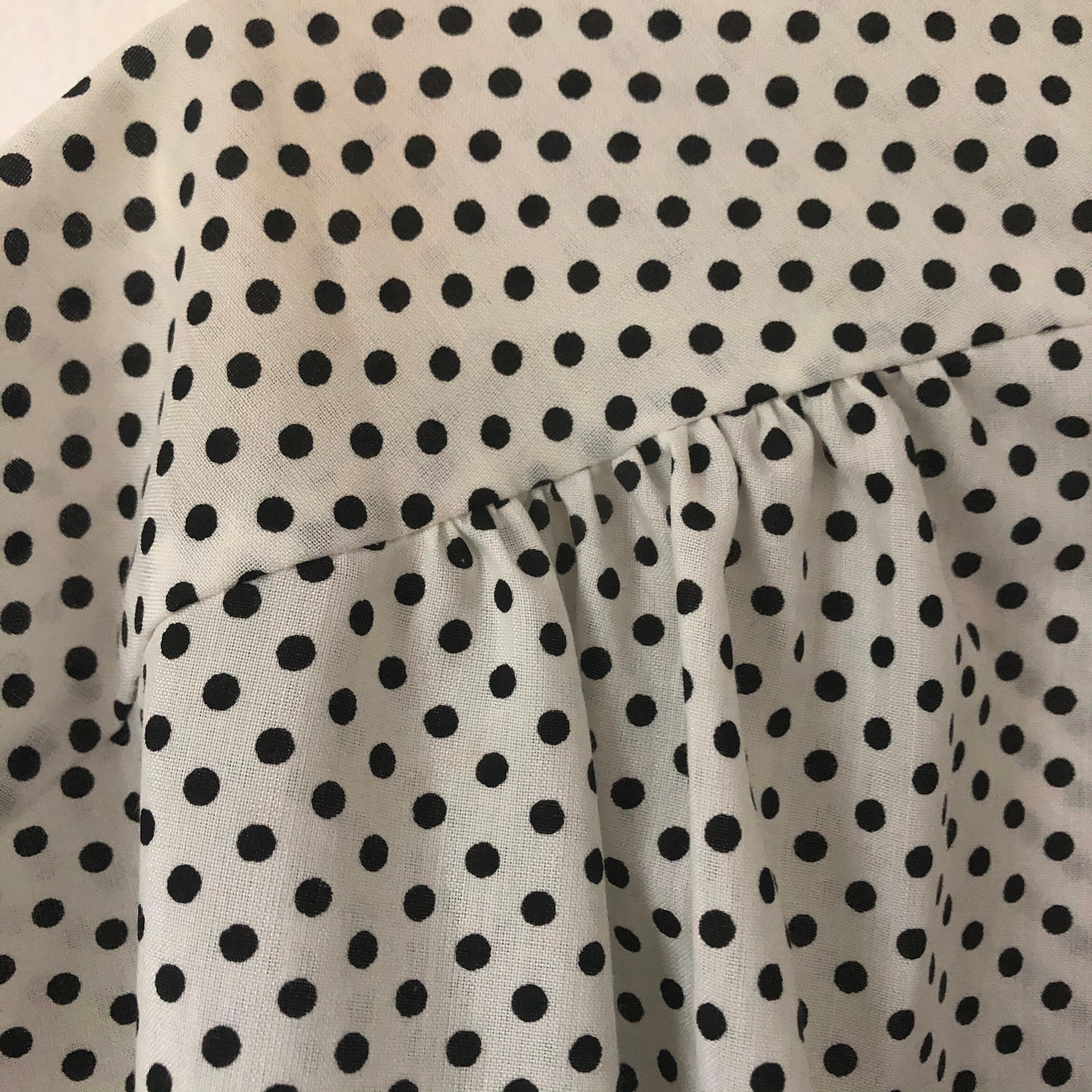 Navy polka dot on white bow tie vintage 60s Sears shirt | Etsy