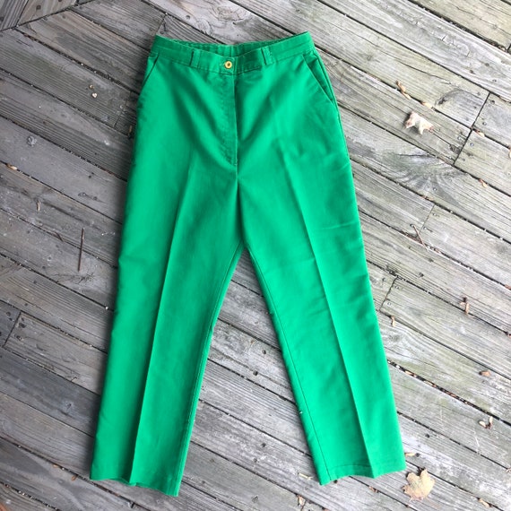 28 green 70s vintage highwaisted chino style Wrang