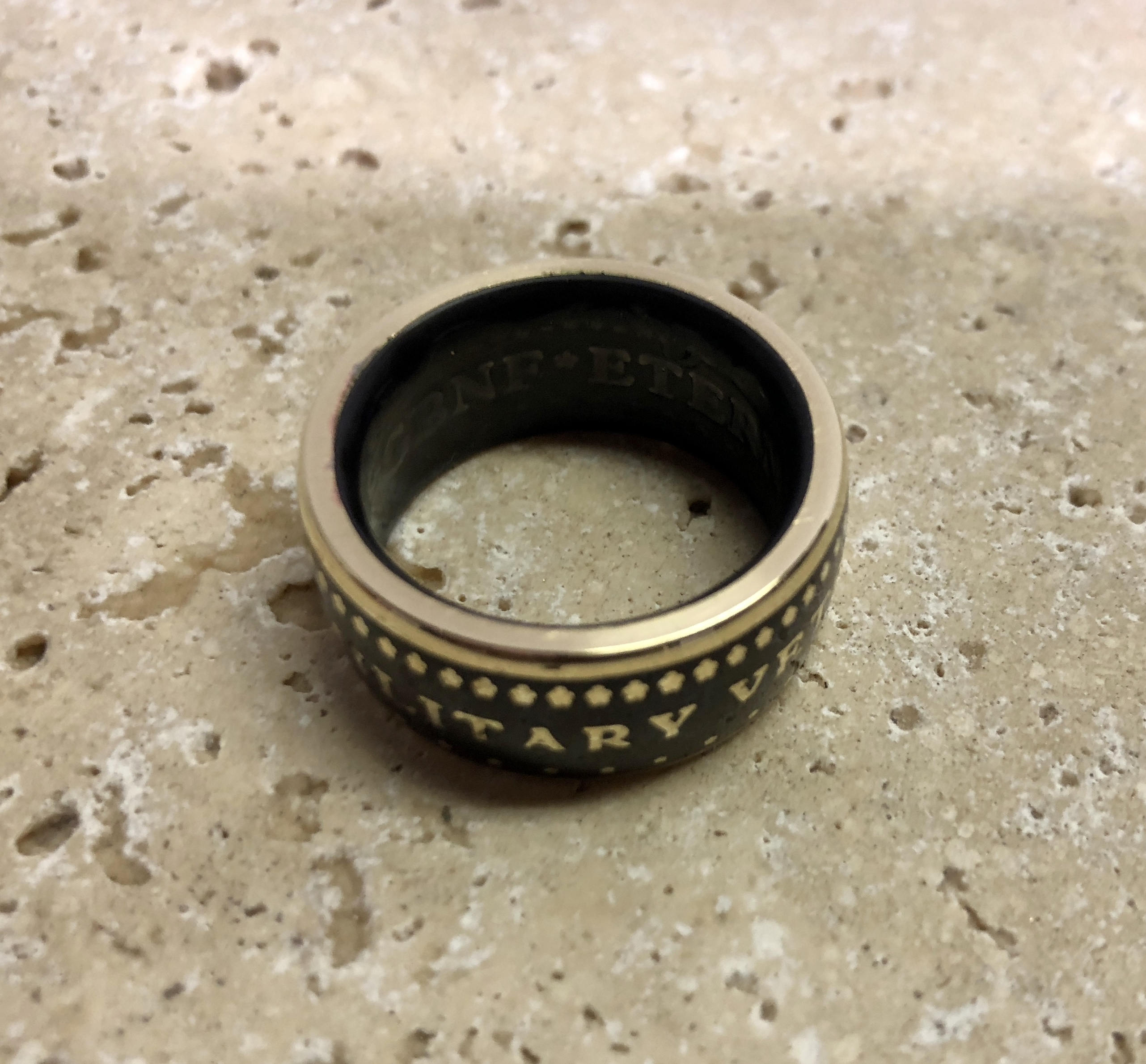 USMVMC Double Sided Challenge Coin Ring - Etsy