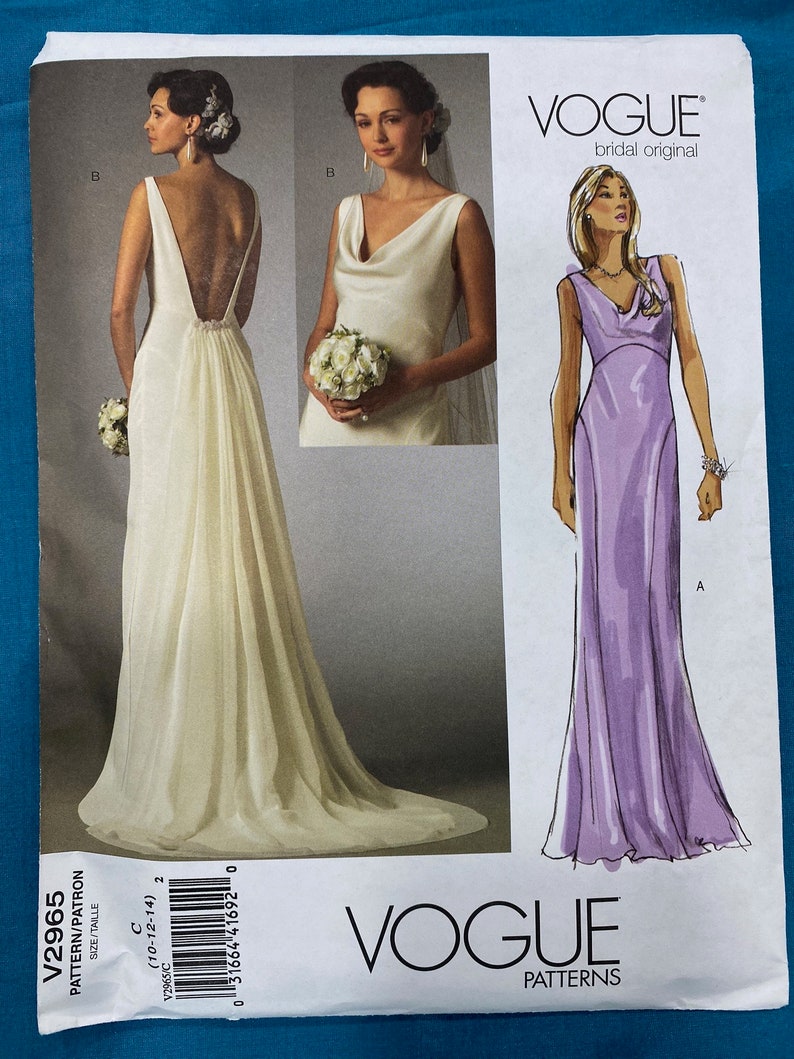 Vogue Sewing Patterns-uncut-factory Fold Evening & Bridal - Etsy