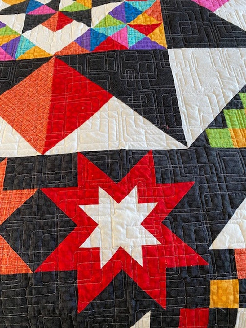 Handmade Quilt King Size fabulous' Designed by Etsy