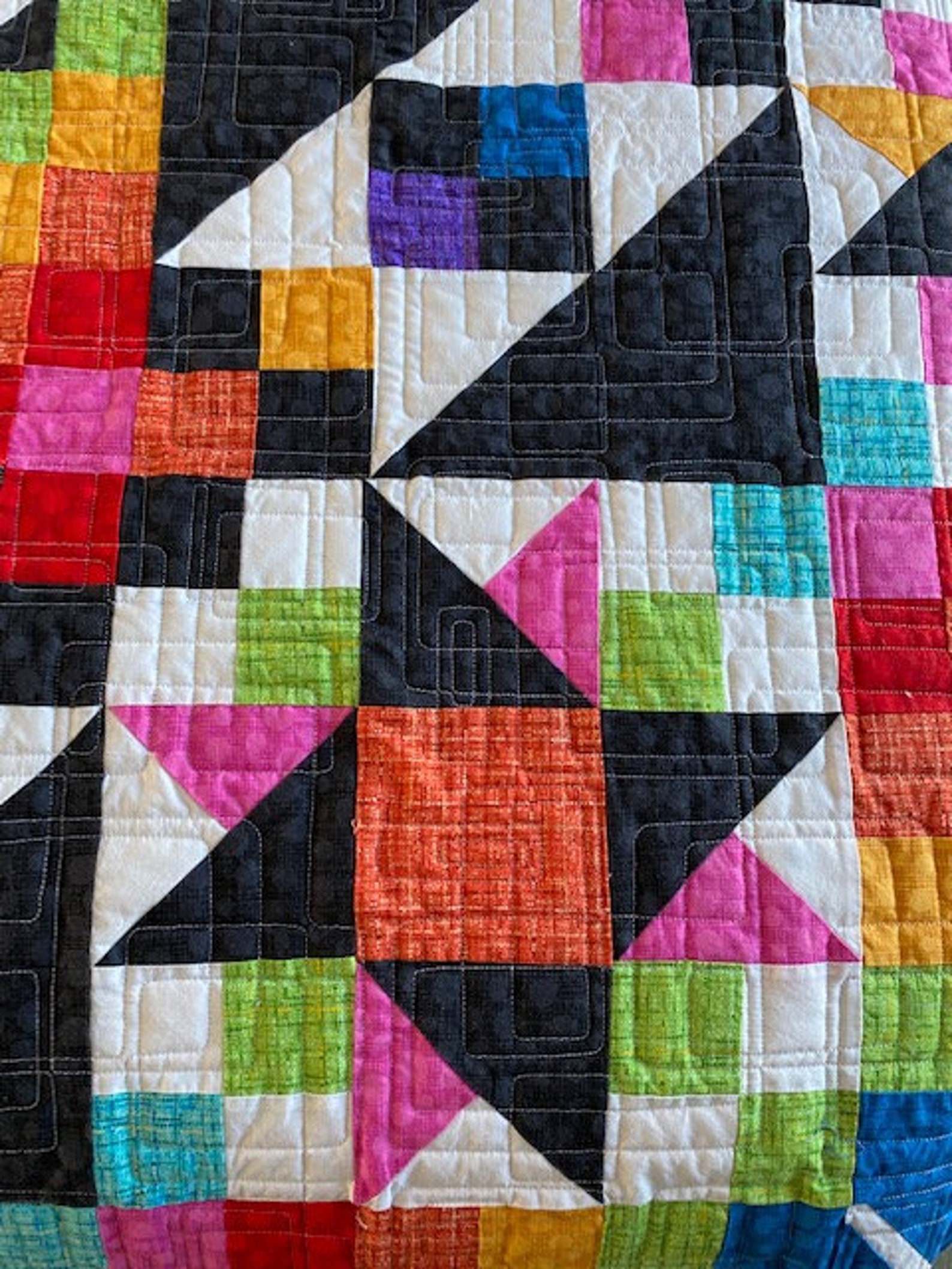 Handmade Quilt King Size fabulous' Designed by Etsy