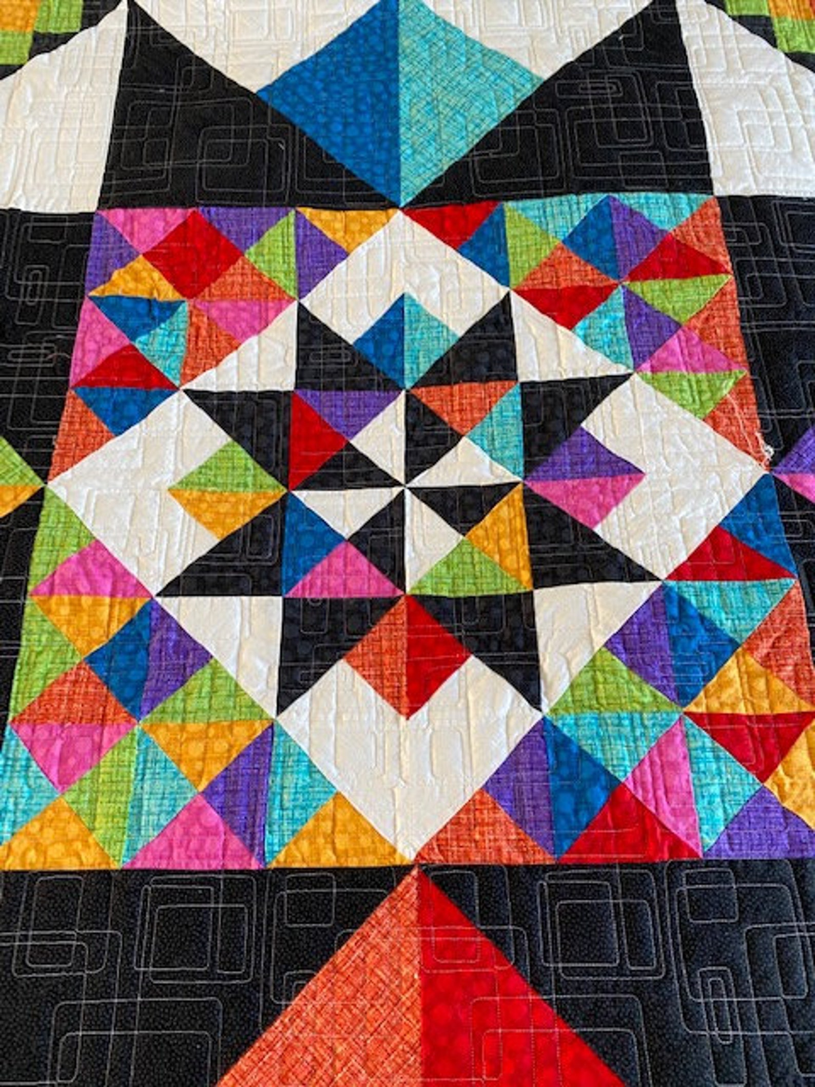 Handmade Quilt King Size fabulous' Designed by Etsy