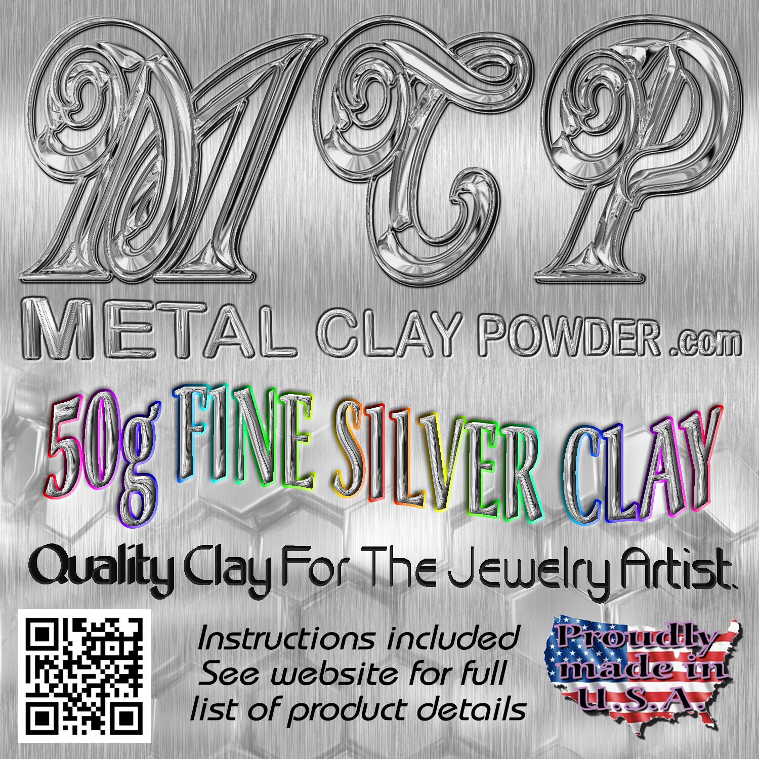 Download Mcp Metal Clay Powder 50g Fine Silver Clay Version4 Etsy
