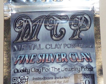 MCP - Metal Clay Powder 50g Fine Silver Clay Version4!