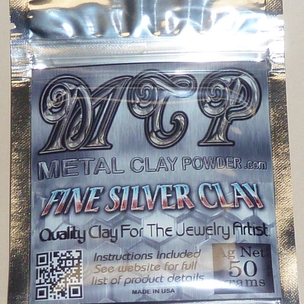 MCP - Metal Clay Powder 50g Fine Silver Clay Version4!