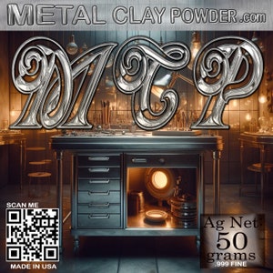 MCP - Metal Clay Powder 50g Fine Silver Clay Version4!