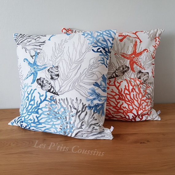 Housse de coussin 40x40 cm Palm marine