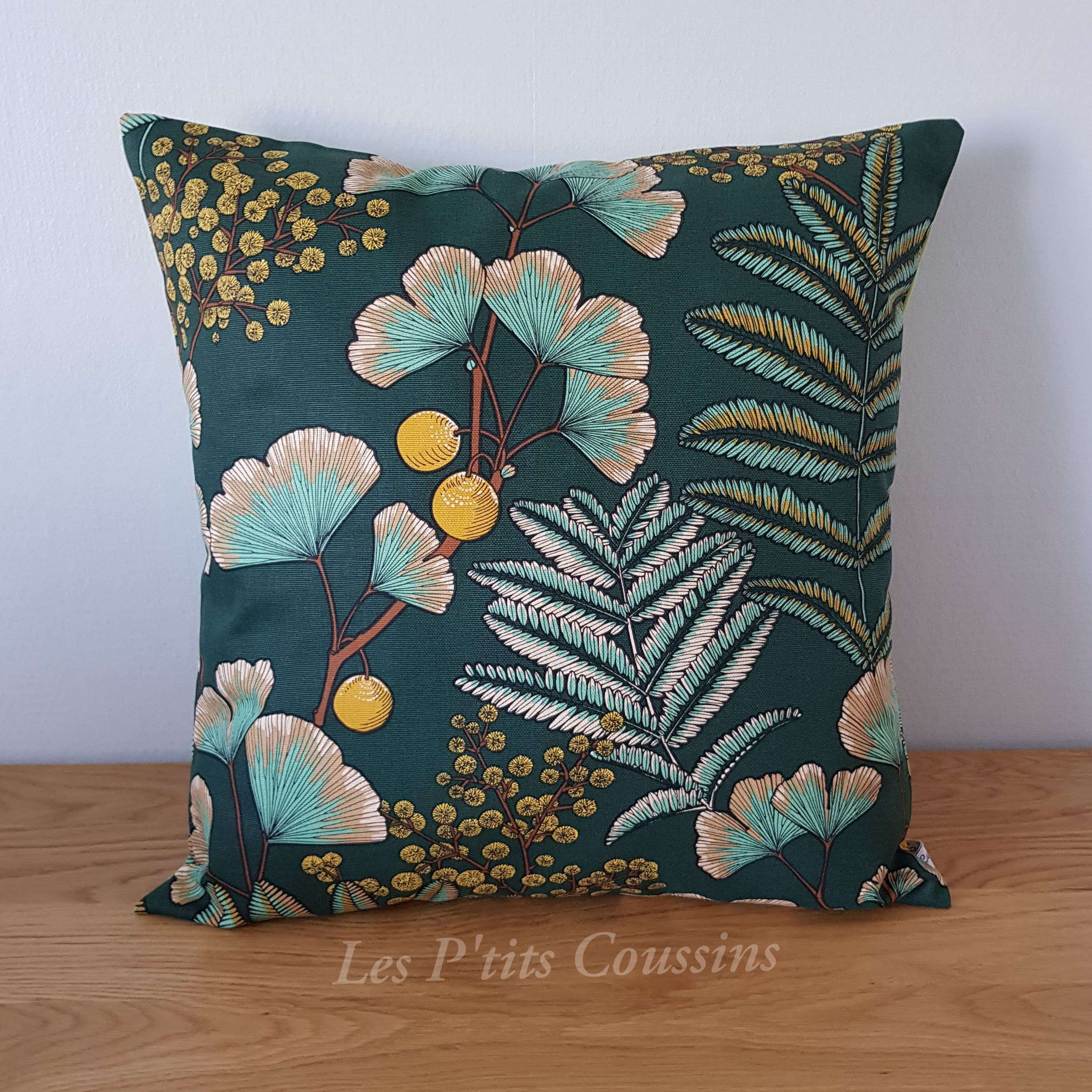 Housse Coussin Imprimé Tropical