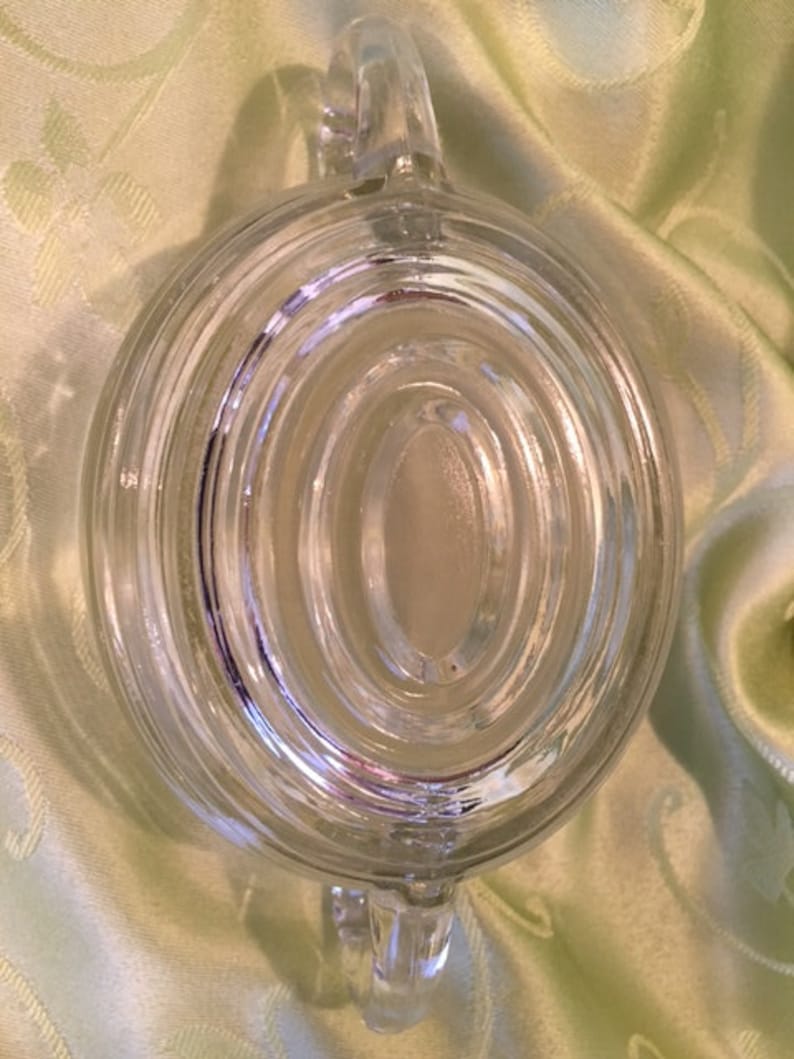 Anchor Hocking Depression Glass Manhattan Pattern Vintage Sugar Bowl - Etsy