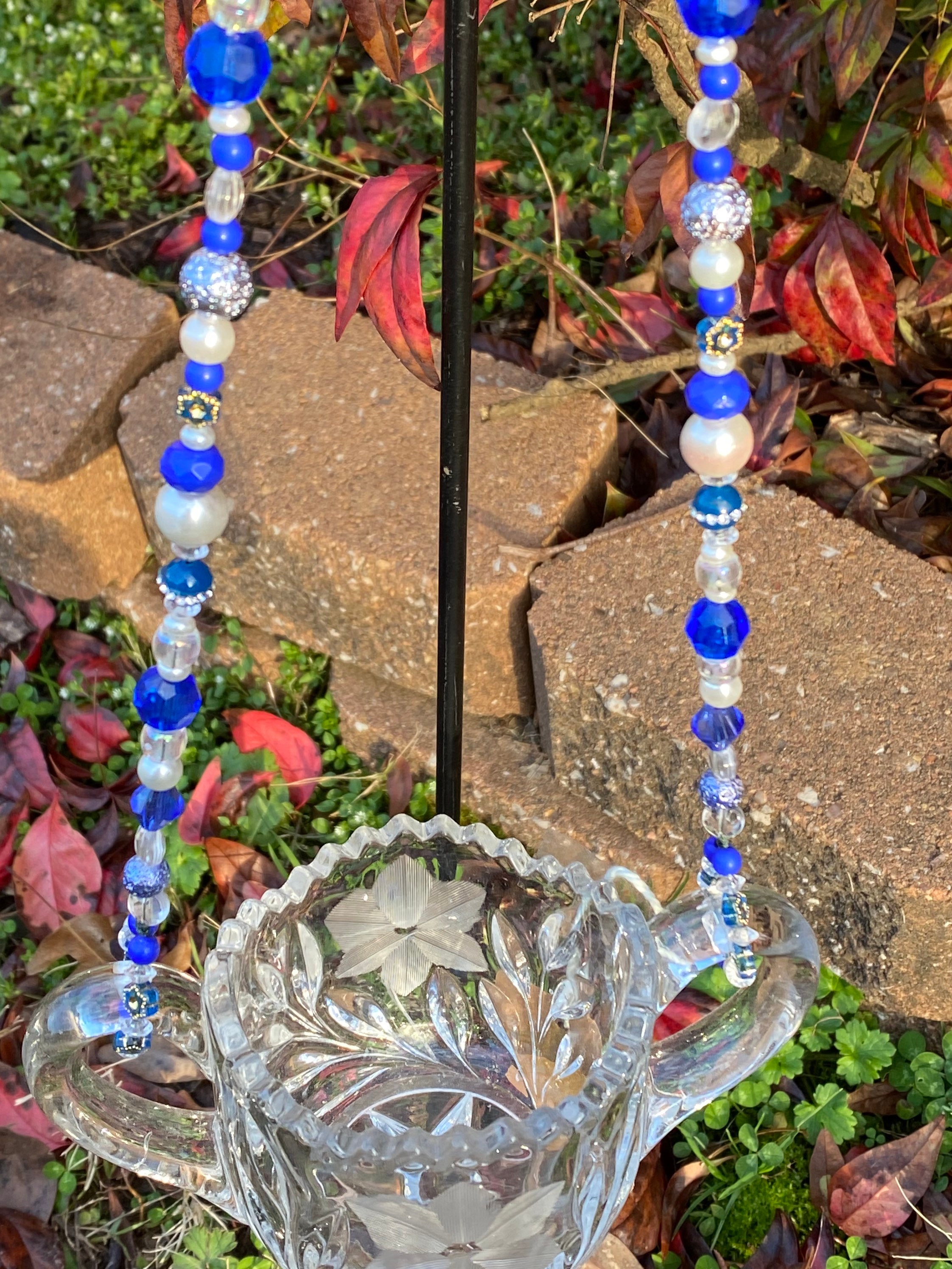 Hanging Bird Feeder Bird Feeder Beaded Bird Feeder Etsy