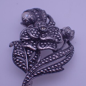 Flower Bouquet with Faux Pearl Brooch for Avon created by Kenneth J Lane KJL