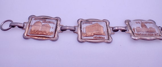 Vintage Washington DC Link Souvenir Bracelet - image 2