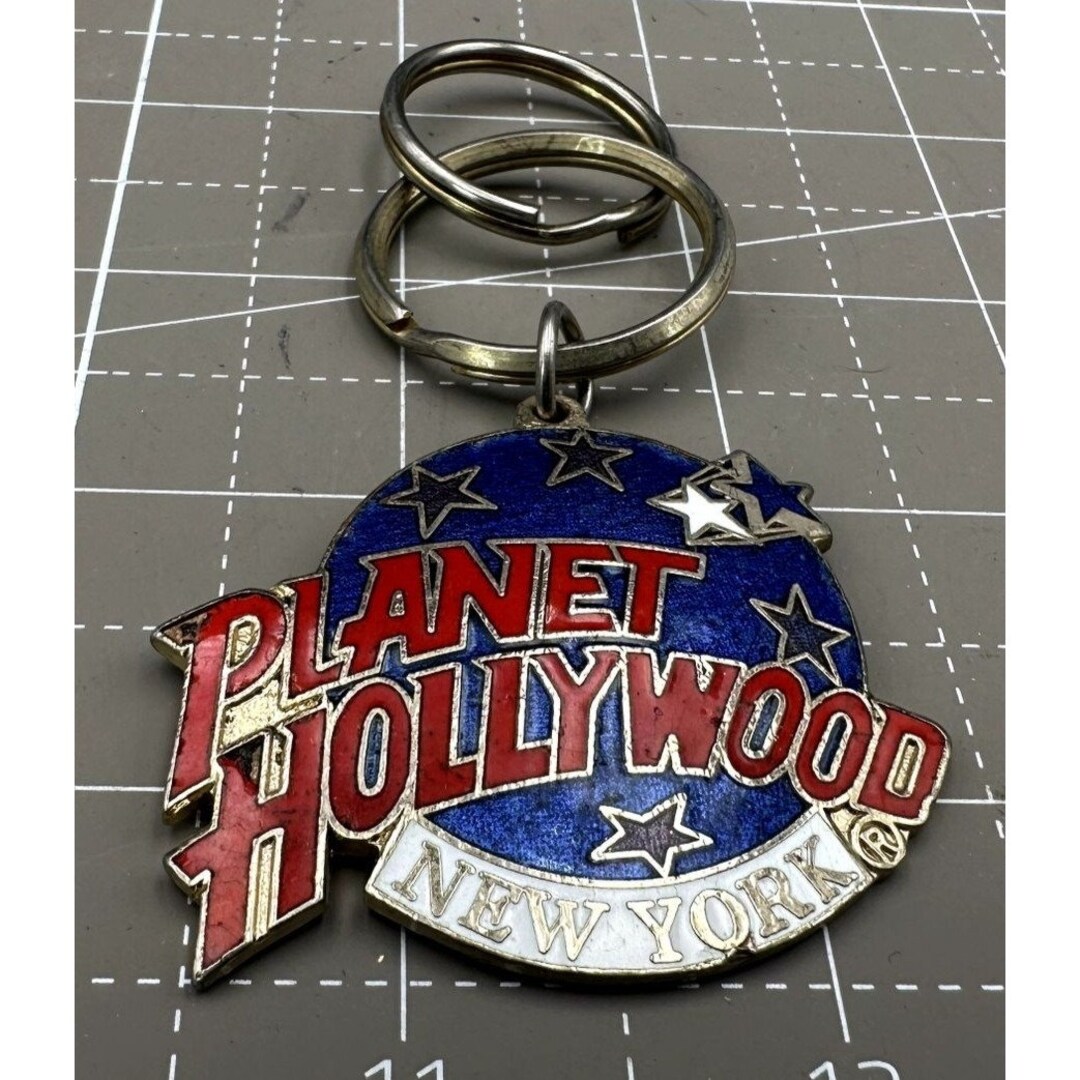Planet Hollywood New York Vintage Key Ring - Etsy