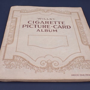 Wills&#39;s Cigarette Picture Card Album Tobacco Cards Complete with 50 Flowers Cards
