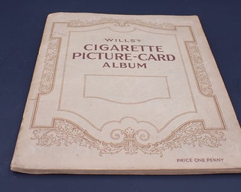 cigarette card books Wills's Cigarette Picture Card Album Tobacco Cards Complete with 50 Flowers  Cards