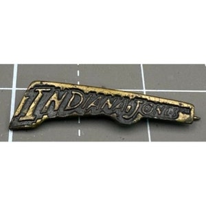 Original 1984 Indiana Jones Brass Lapel Pin