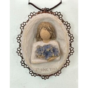 Weidenbaum Danke Ornament Original Karte