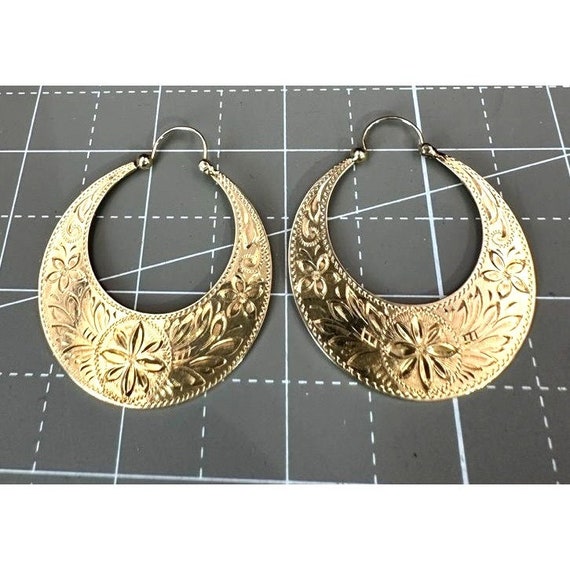 Bright Gold Brass Mid Eastern  Style Tribal Boho … - image 2