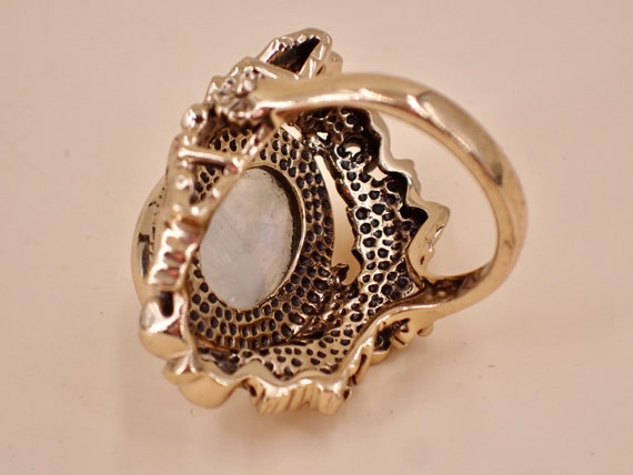 High Quality Solid Brass Large Faceted Labradorit… - image 3