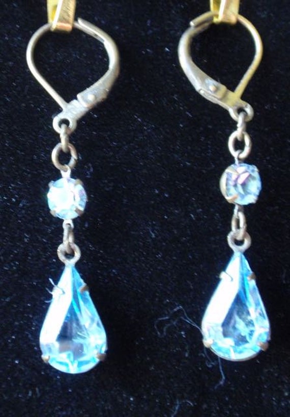Aquamarine sale earrings antique