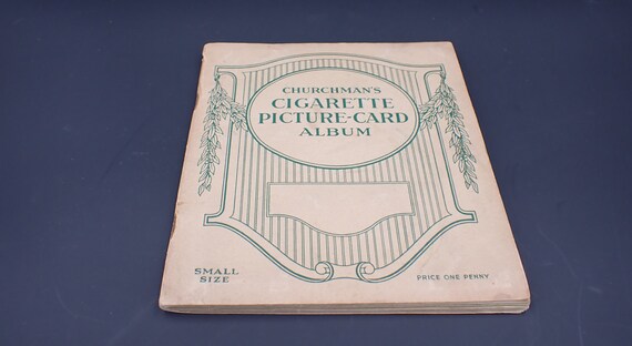 Churchman's Cigarette Tobacco Card Picture Album Over 50 Various Cards