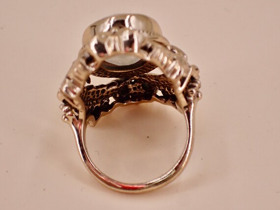 High Quality Solid Brass Large Faceted Labradorit… - image 5