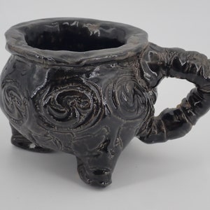 Abstract Pottery Elephant Coffee Mug