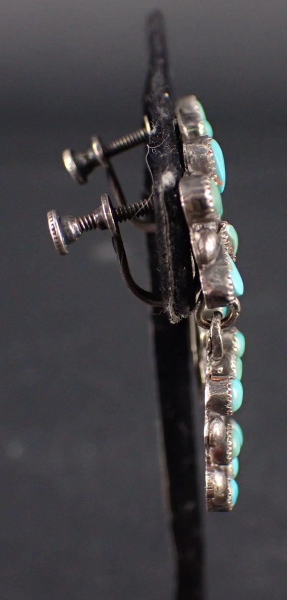 Anello fatto a mano in argento sterling 925 con pietra turchese in rame blu