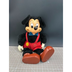 Walt Disney Productions Applause 1960&#39;s Mickey Mouse Plush Stuffed Animal