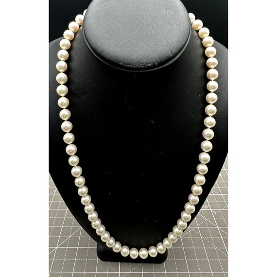 Vintage Majorica Pearl Necklace With Sterling Silver Clasp, Made in Spain  Double Strand Choker, Simulated Pearl Beaded Wedding Necklace - Etsy India