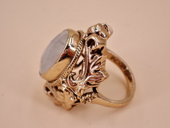 High Quality Solid Brass Large Faceted Labradorit… - image 2