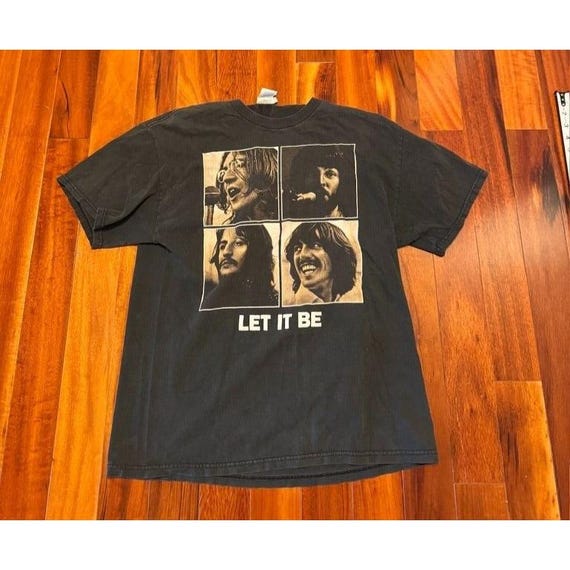 Vintage Beatles Let It Be Large Tee Shirt Rock - Etsy