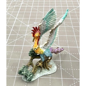 Vintage Simurgh Mythical Flying Bird Enchanted Mountain Fantasy Xanth Franklin Mint 1989
