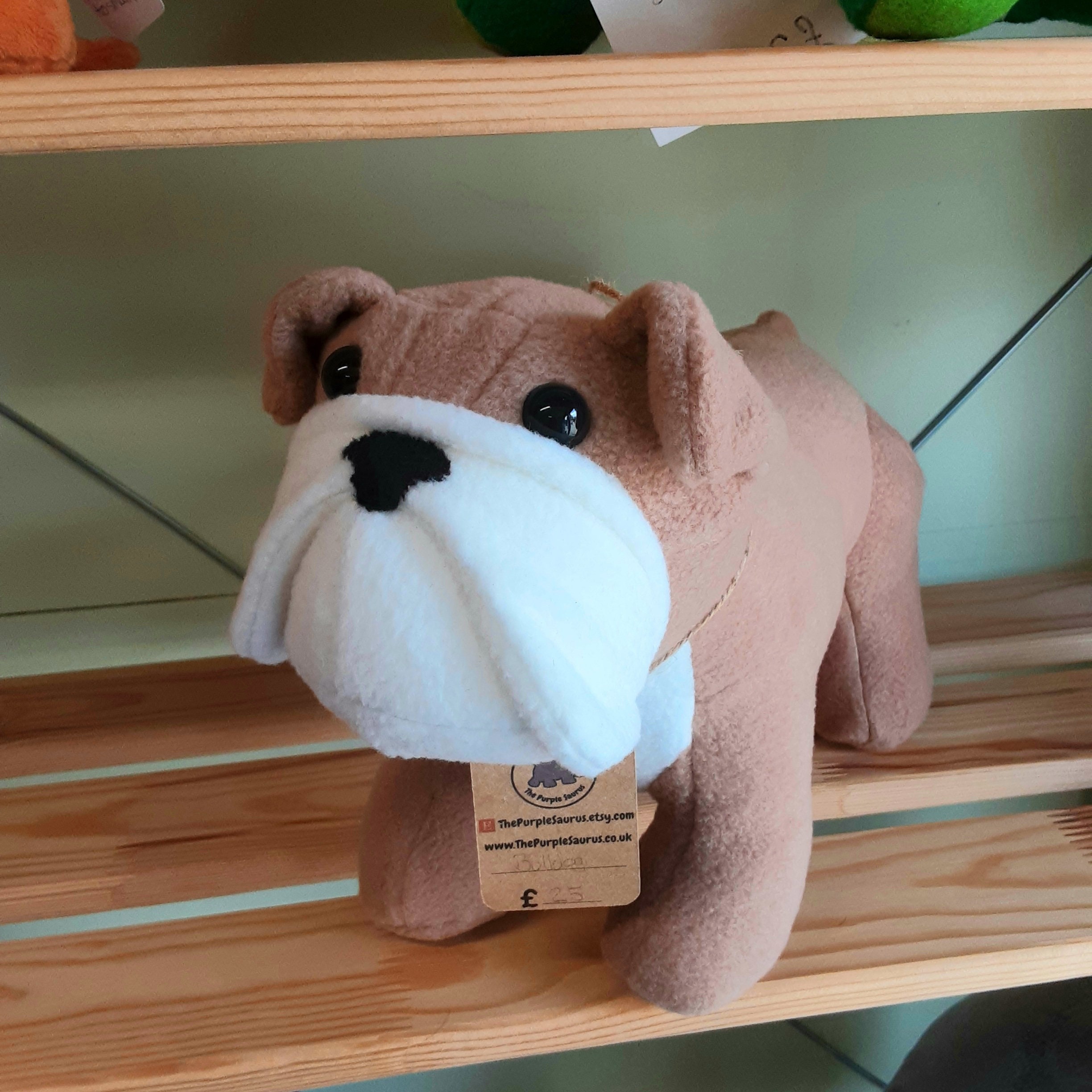 Bulldog Plush Bulldog Soft Toy Cuddly Bulldog Regalo de Etsy