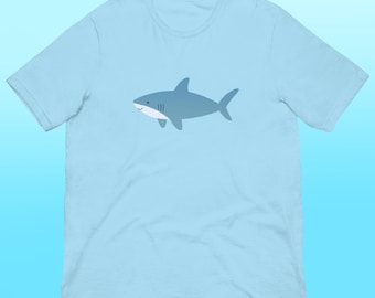 T-Shirt • Cute Blue Shark • Taryn Johnson • tarynosaurus