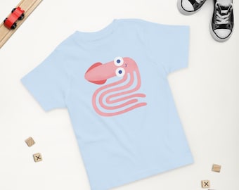 Toddler Tee • Happy Giant Squid • Taryn Johnson • tarynosaurus