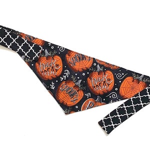 Halloween dog bandana, pumpkin dog bandana, fall dog bandana, autumn dog bandana, Halloween dog scarf, fall dog scarf, pumpkin dog scarf