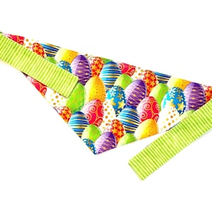 Easter Dog Bandana, Easter Egg Dog Bandana, Spring Dog Bandana, Green Dog Bandana