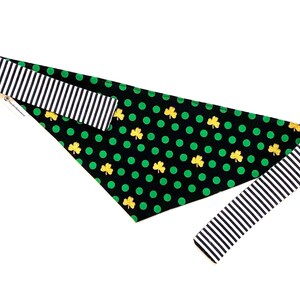 St. Patrick’s Day Dog Bandana, Irish Dog Bandana, Shamrock Dog Bandana, Clover Dog Bandana, Glitter Dog Bandana, Polka Dot Dog Bandana