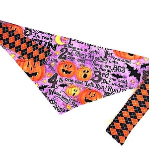 Halloween dog scarf, pumpkin dog bandana, fall dog bandana, Halloween dog bandana, pumpkin dog scarf, fall dog scarf
