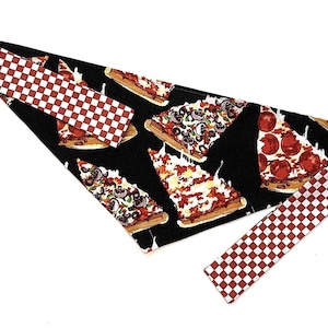 Pizza dog bandana, Food dog bandana, Food dog scarf, Italian dog bandana, Pizza dog scarf, Junk food dog bandana
