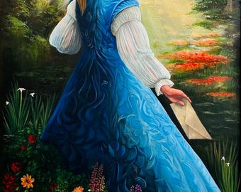 The Letter - Artist’s Print. Magical Realism by Annie Melik