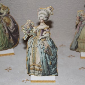 ミニチュア クロスドール　マリーアントワネットさんと御道具たち　ハンドメイド Versailles doll - Etsy 日本