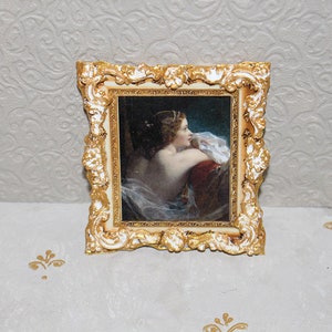 French Antique Miniature Art Nude Ladies Wall Plaque - Etsy