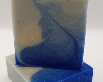 Peppermint Goat Milk Soap - handmade, luxury artisan soap, Maine Made