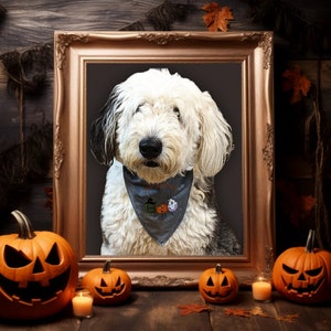 Pet Bandana Collar Halloween, dog bandanas, Creep it Real Pet Bandana - Dog or Cat Scarf - Halloween Ghosts and Pumpkins - Spooky Season