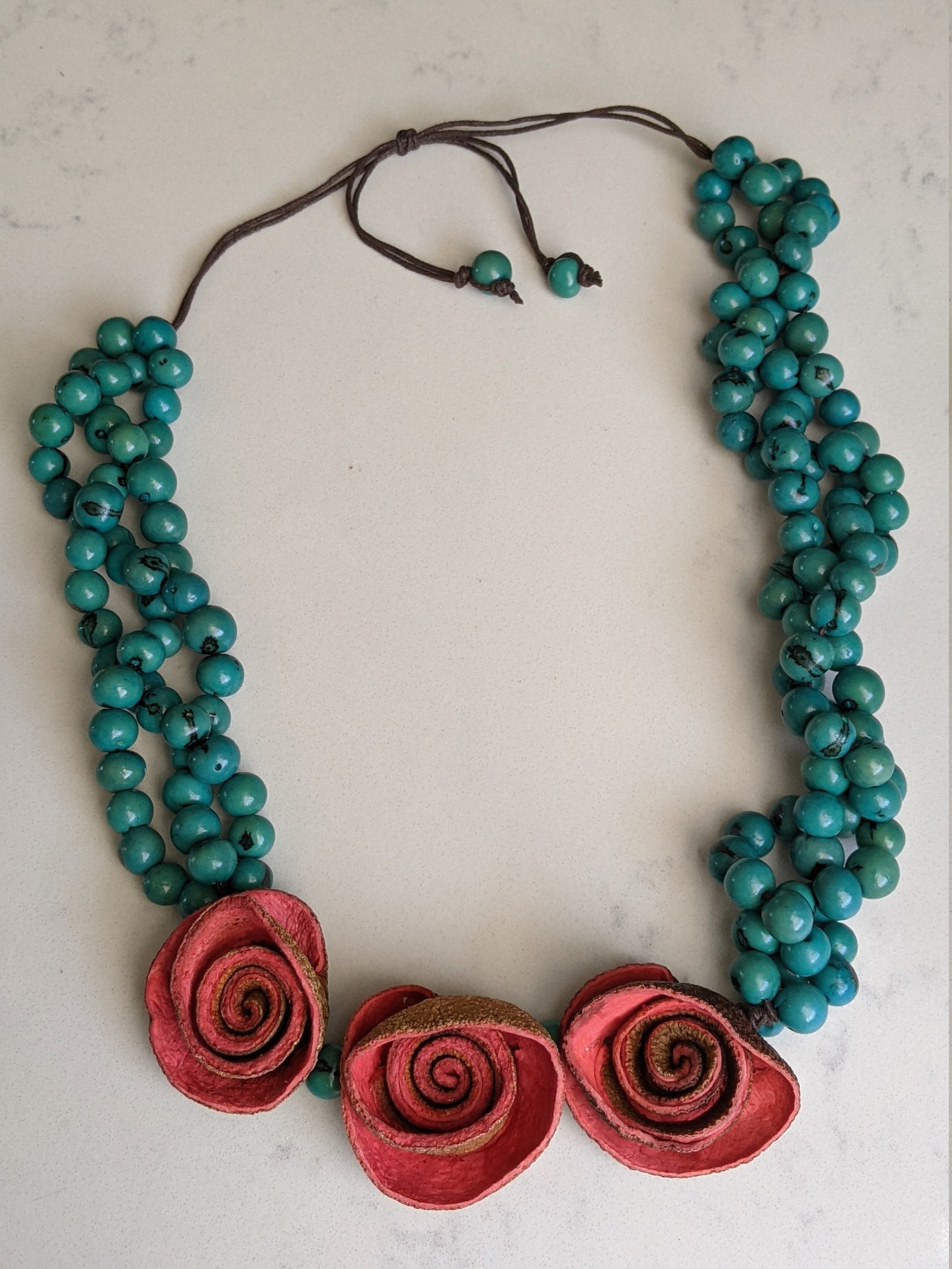 Orange Peel Necklace Set Etsy